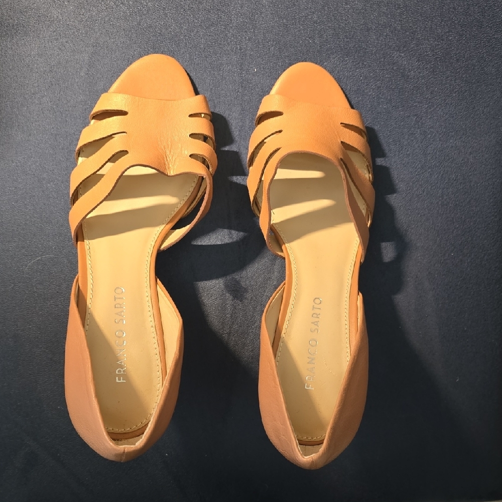 Franco Sarto Women's Vibrant Orange Sandals